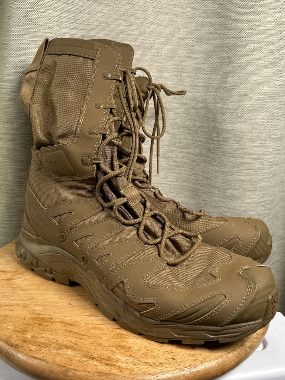 Salomon XA Forces Jungle Tactical Boots Coyote Brown Tan Mens US 12